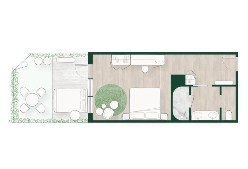 חדר דלוקס עם מיטת קינג, Bardo Savannah