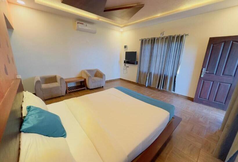 带河湖景观的套房, Misty Dam Wayanad Premium Resort With Banasura Dam View