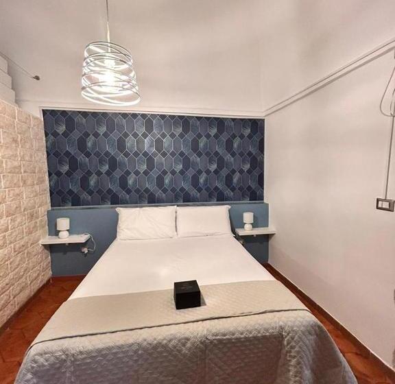 标准间带露台, Geometric Blue