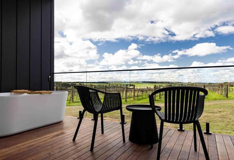 חדר דחוקס עם מיטת קינג, Mt Duneed Estate