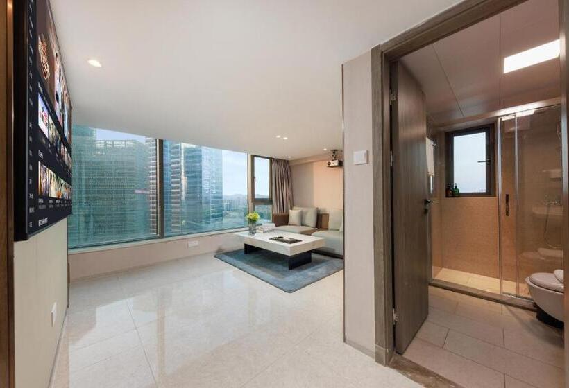 Superior Room, Mandi International Apartment   Guangzhou Financial City Sanxi Metro Station