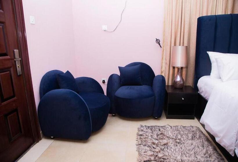 اتاق لوکس با تخت بزرگ, Velvetrose Cottage