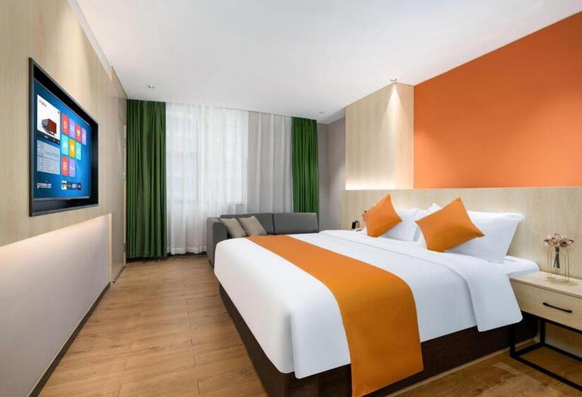 Люкс Повышенной Комфортности, Shanshui Trends Hotel   Shatian Metro Station Longguang City