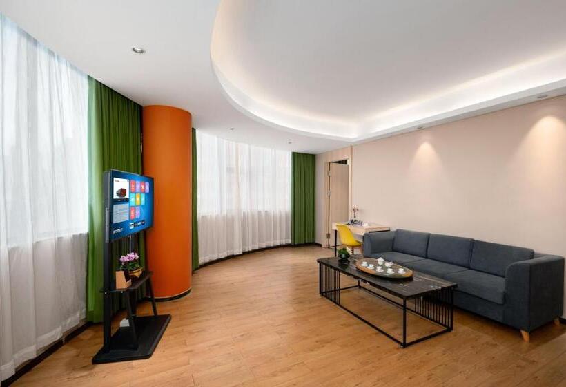 Люкс Повышенной Комфортности, Shanshui Trends Hotel   Shatian Metro Station Longguang City