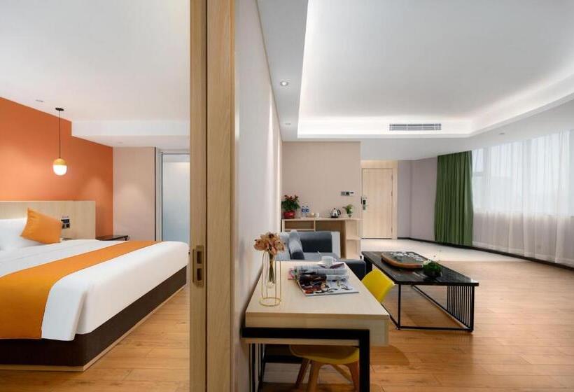 Люкс Повышенной Комфортности, Shanshui Trends Hotel   Shatian Metro Station Longguang City