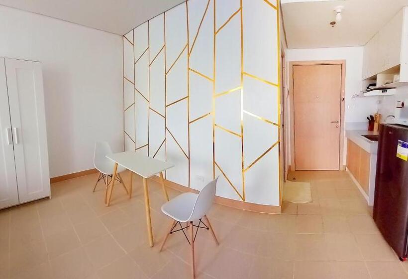 带1个卧室带泳池的公寓, Ace That Condo Staycation Cheer Residences Beside Sm Marilao