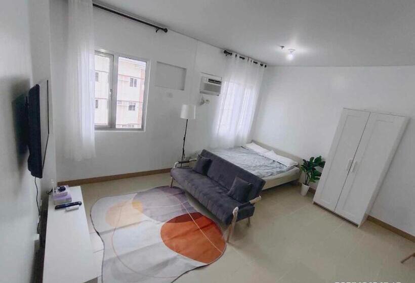 带1个卧室带泳池的公寓, Ace That Condo Staycation Cheer Residences Beside Sm Marilao