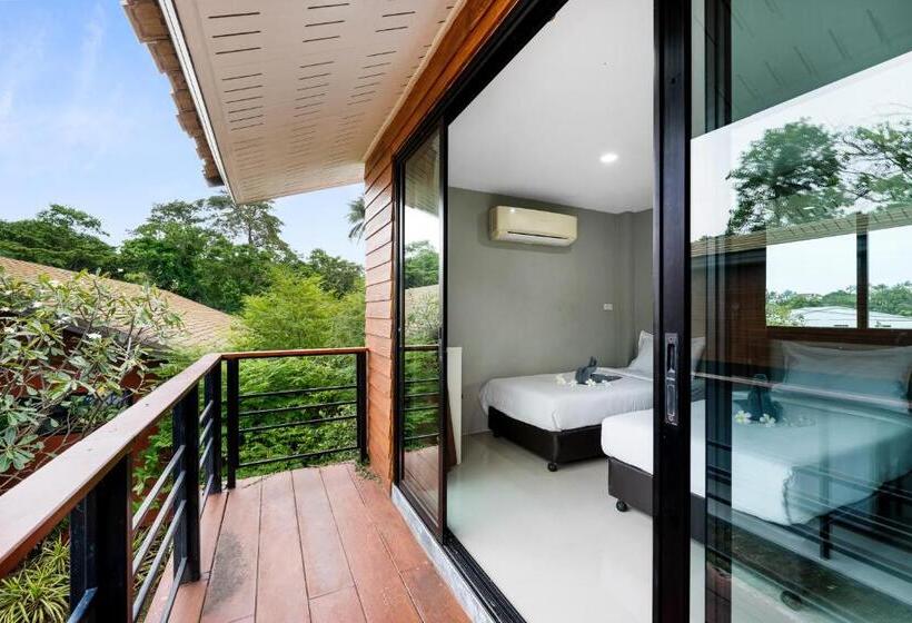 חדר סטנדרט לשלושה, Chill Inn Samui Hostel And Restaurant