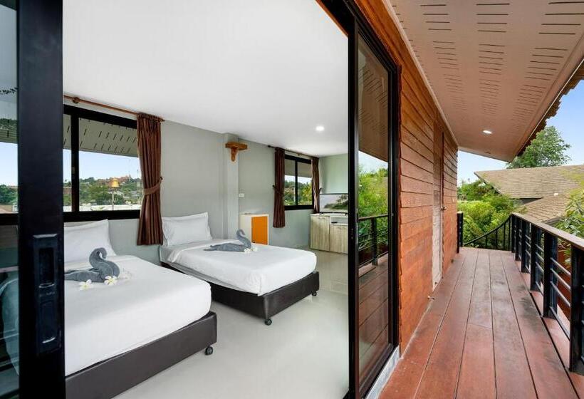 스탠다드 트리플 룸, Chill Inn Samui Hostel And Restaurant
