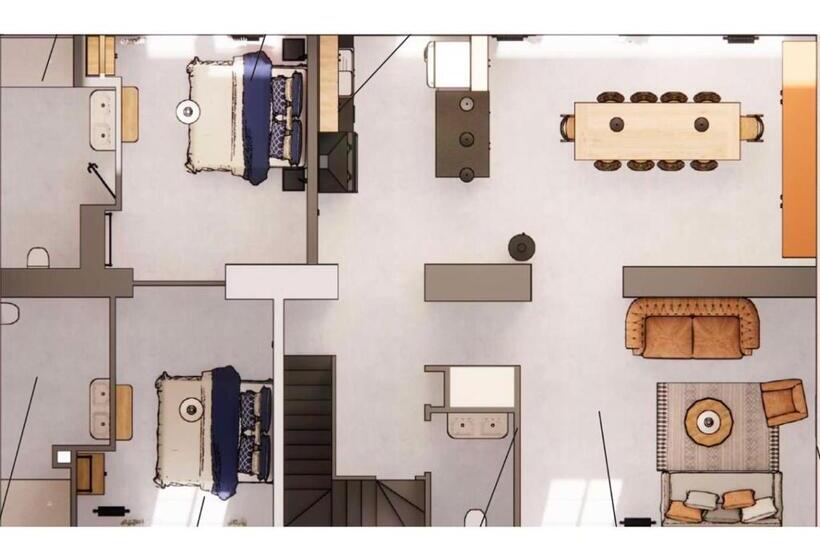 침실 1개 주택, Domaine Le Mezo