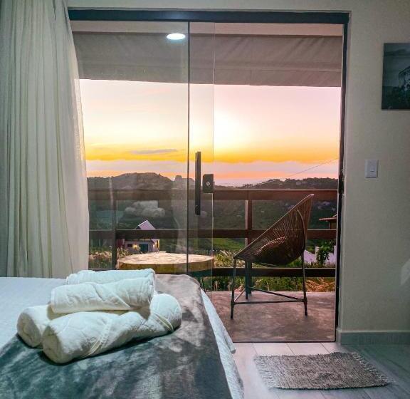 발코니가 있는 스위트, Entre Serras Gastropub E Chalés