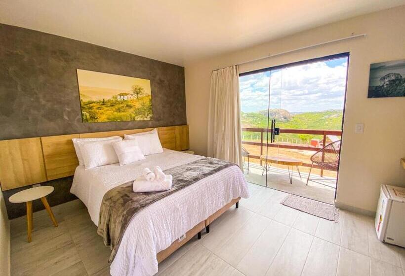 발코니가 있는 스위트, Entre Serras Gastropub E Chalés