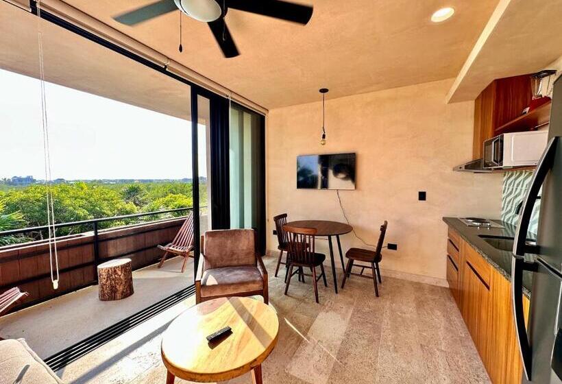 バルコニー付き１ベッドルームアパートメント, Casa Xila By Gekkot Travel