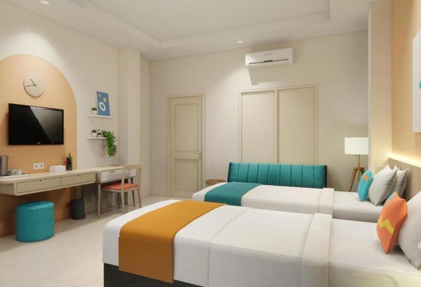 디럭스 룸, Sans Hotel 88 Andalan Surabaya By Reddoorz