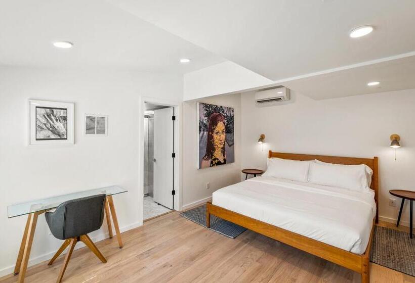 １階の１ベッドルームアパートメント, Boutique Room Steps From Downtown Mall Rose Jean Room 2