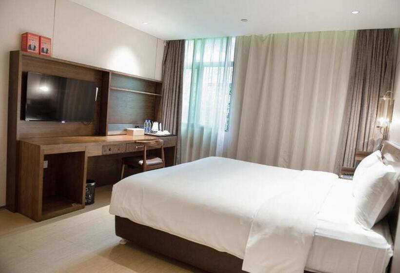 Pokój Deluxe, 广州国际会议展览中心客村囍啡酒店