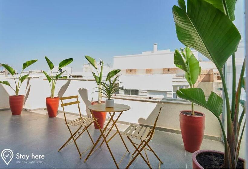带1个卧室的顶楼公寓, Stayhere Rabat   Agdal 4