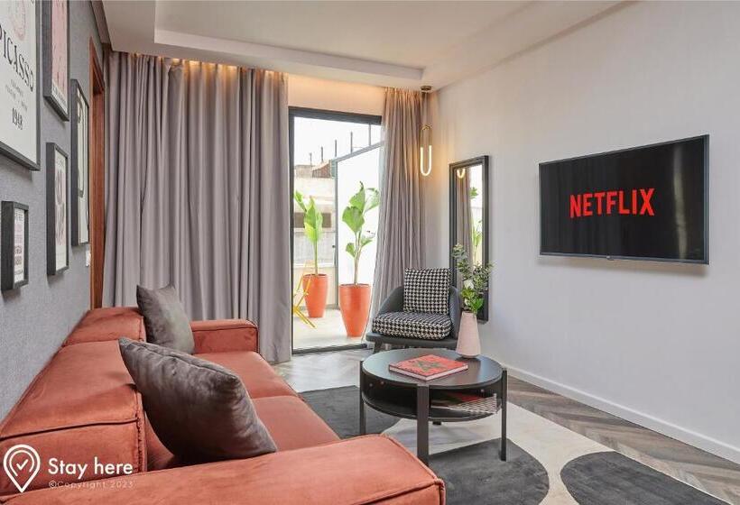 带1个卧室的顶楼公寓, Stayhere Rabat   Agdal 4