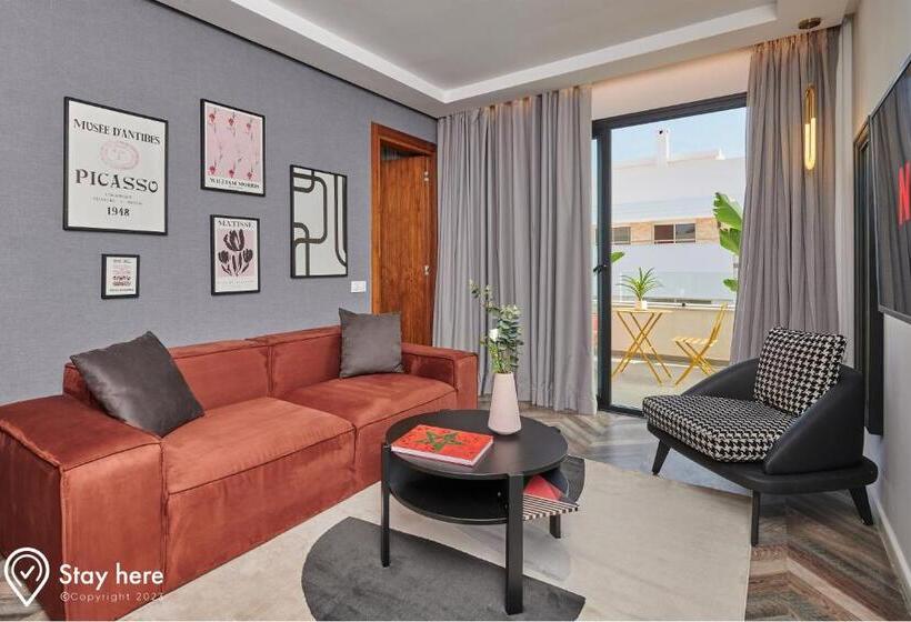 带1个卧室的顶楼公寓, Stayhere Rabat   Agdal 4