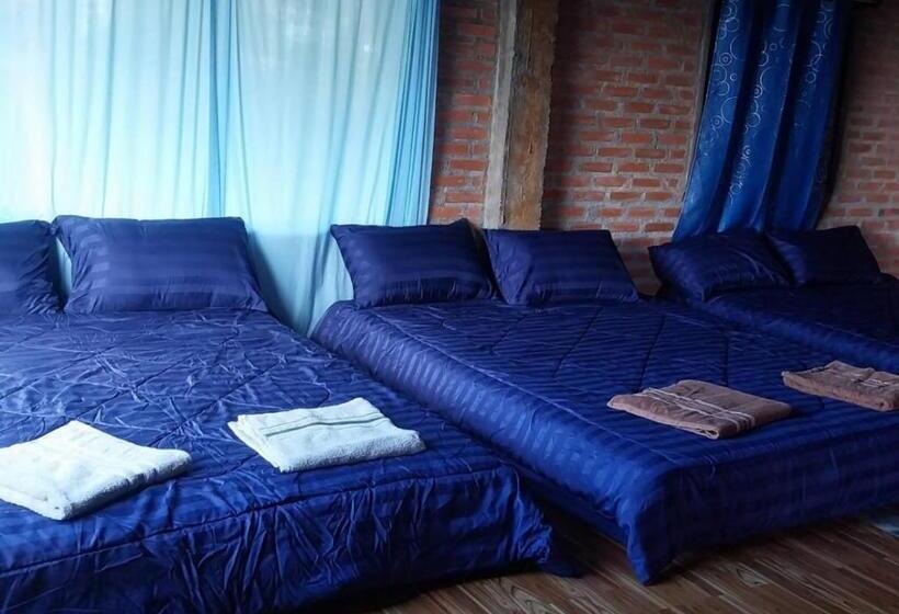 غرفة عائلية مطلّة علي الجبل, Ban Oreo Homestay
