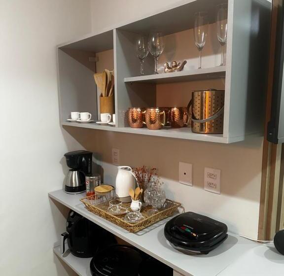 침실 1개 풀장 전망 아파트, Flat B306 Village Aldeia Das águas