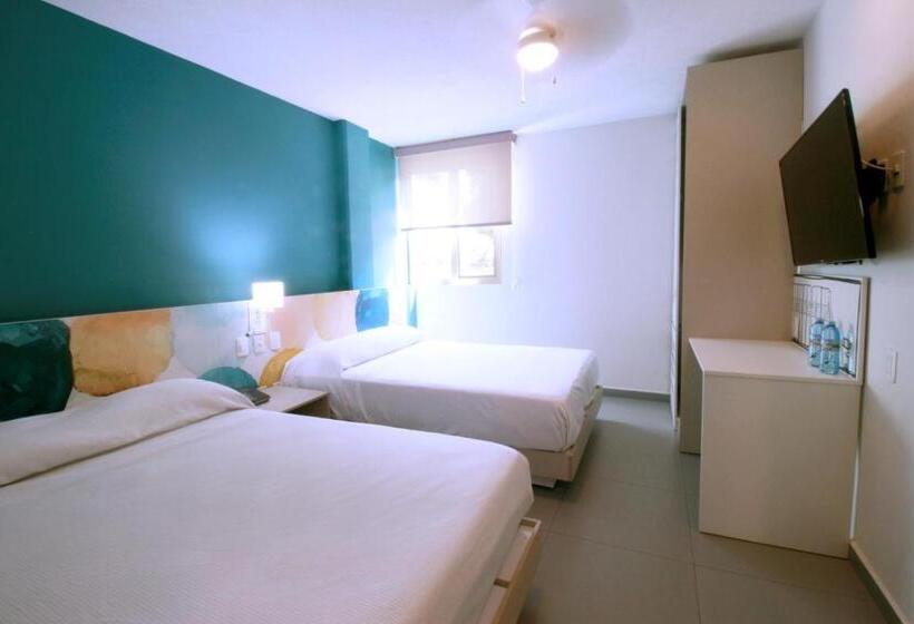 غرفه قياسيه سريرين مزدوجين, Vista Express Guadalajara Expo