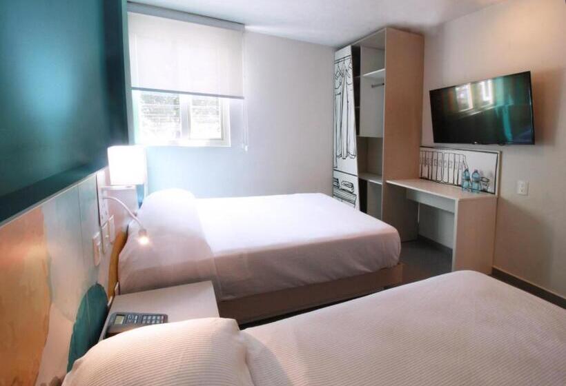 غرفه قياسيه سريرين مزدوجين, Vista Express Guadalajara Expo