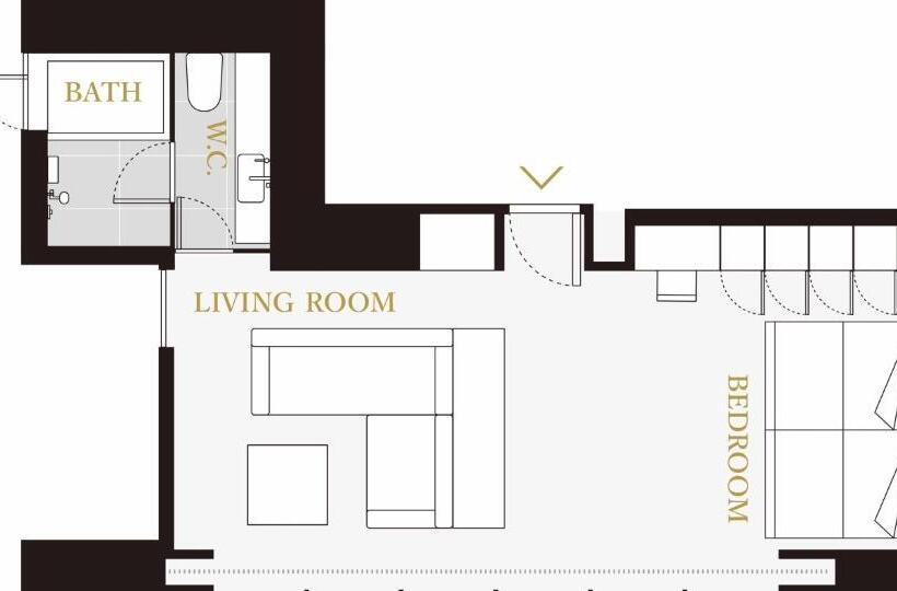 اتاق سوپریور, Cuvee J2 Hotel Osaka By Onko Chishin