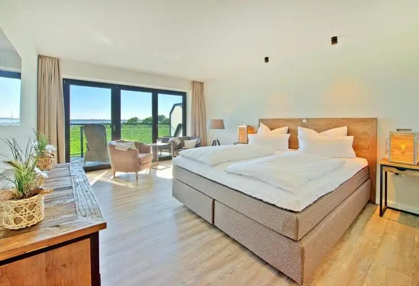 Standard-huone Merinäkymä, Elbstrand Resort Krautsand   Hotel Elbstrand