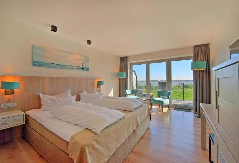 Standard-huone Merinäkymä, Elbstrand Resort Krautsand   Hotel Elbstrand