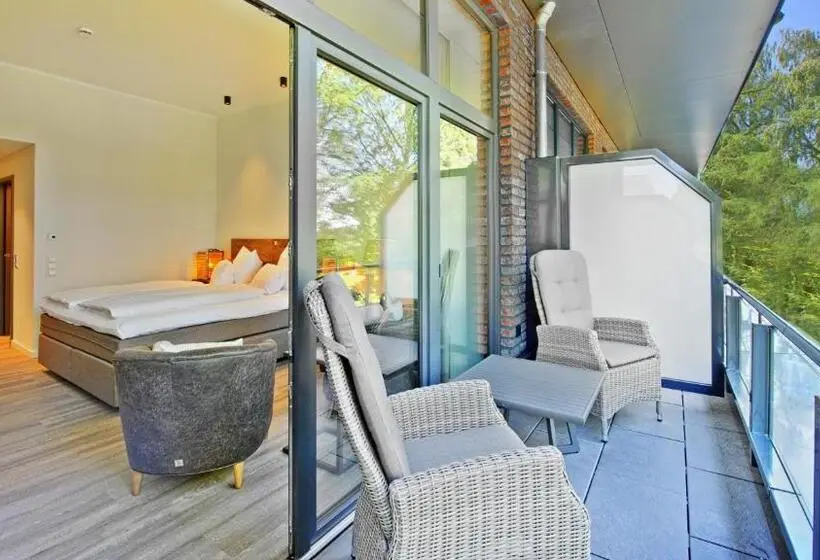 Standard-huone Puutarhanäkymä, Elbstrand Resort Krautsand   Hotel Elbstrand