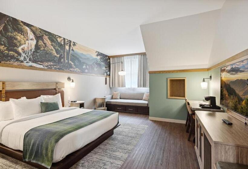 带大床的标准间, Dollywood S Heartsong Lodge & Resort