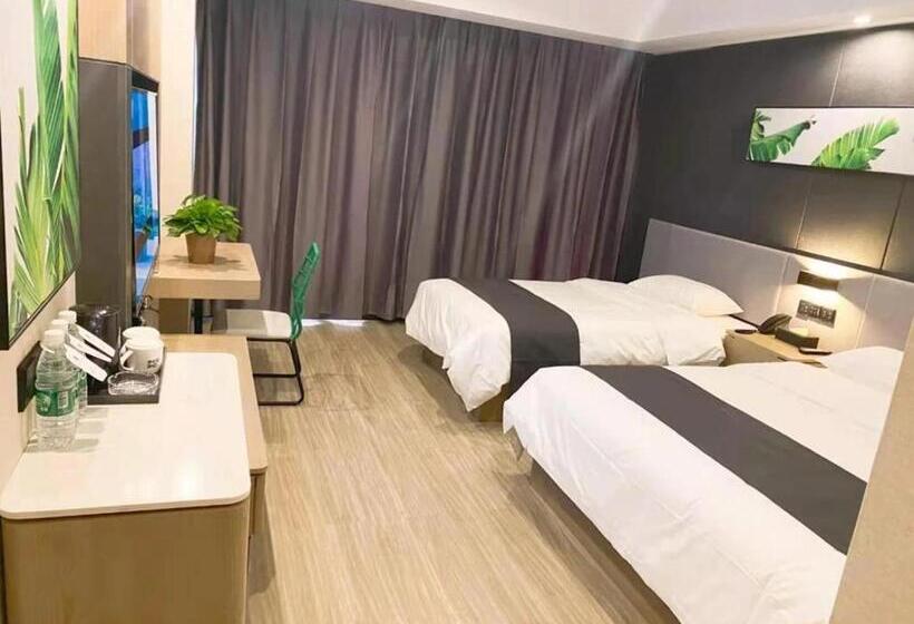 غرفة ديلوكس عائلية, Thank Inn Plus Yinchuan Dayue City