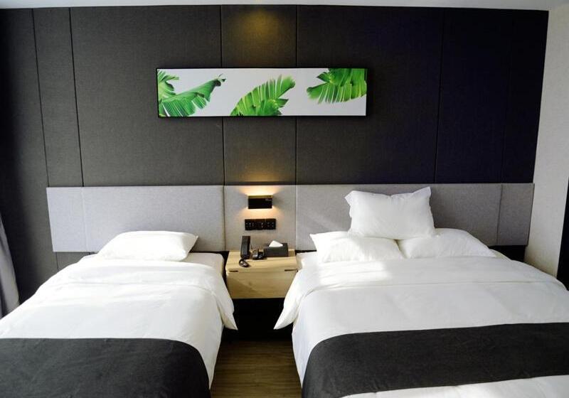 غرفة ديلوكس عائلية, Thank Inn Plus Yinchuan Dayue City