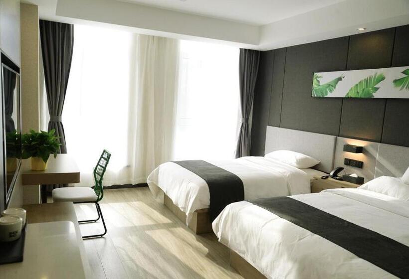 غرفة ديلوكس عائلية, Thank Inn Plus Yinchuan Dayue City