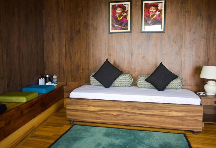 غرفة ديلوكس مزودة بشرفة, La Das Treetops