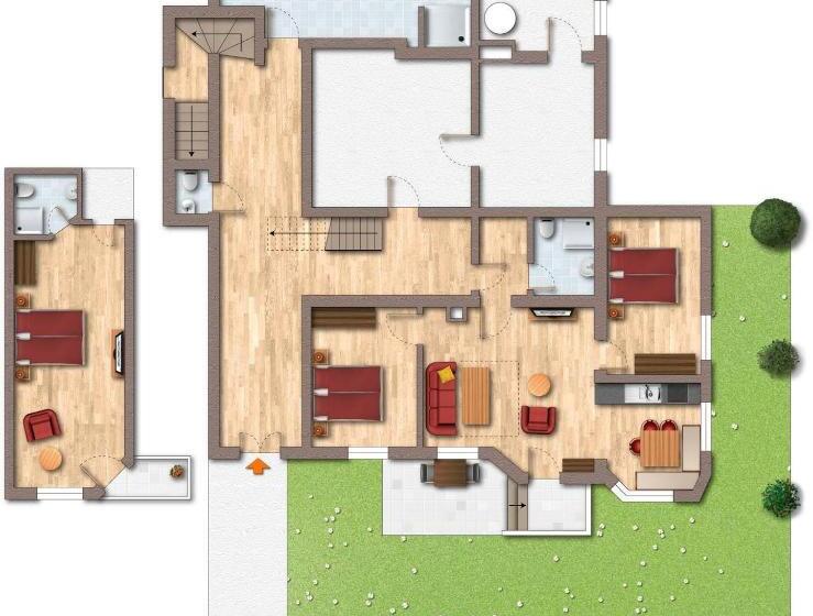 带3个卧室的公寓, Ferienhof Almfrieden