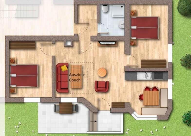 带1个卧室的公寓, Ferienhof Almfrieden