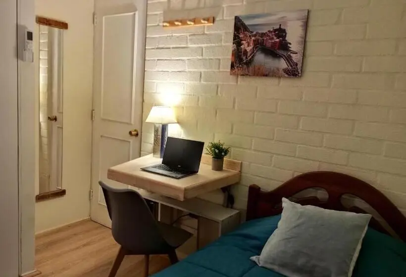 Standard-huone Jaettu Kylpyhuone, Hostal Rucatremo