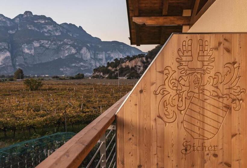 غرفة قياسية مطلة على الجبل, Agriturismo Sicher