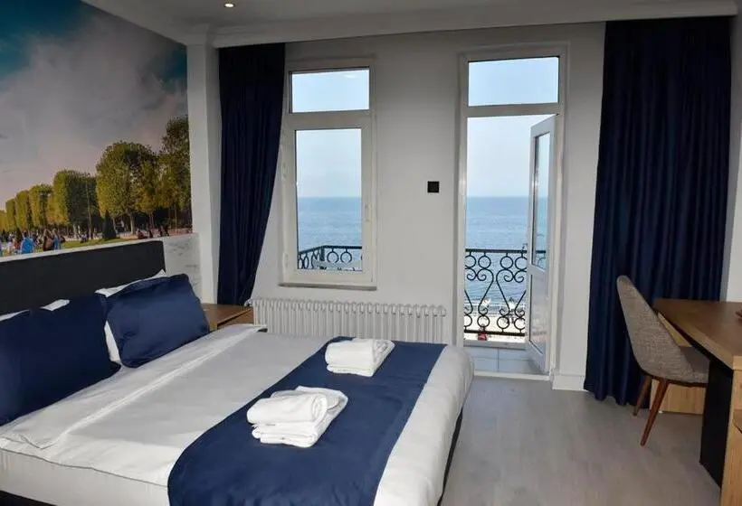 Standard-huone Merinäkymä Parveke, Bella Otel Mudanya