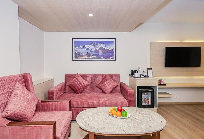 带大床的标准间, Regenta Inn Luxinna Heights Mcleodganj