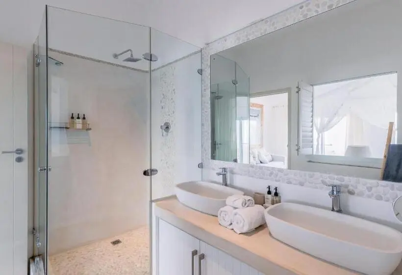 Standard-huone King-vuode, Villa Santorini