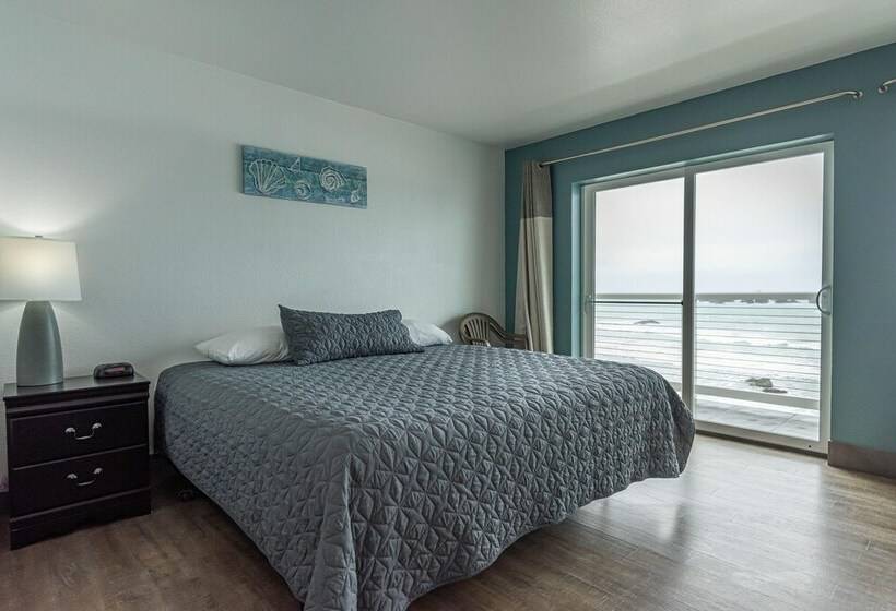 标准间带双人床, Sunset Oceanfront Lodging
