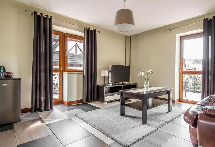 آپارتمان 1 خوابه با بالکن, Villa Magnat Spa, Jacuzzi, Sauna, Tężnia Solankowa