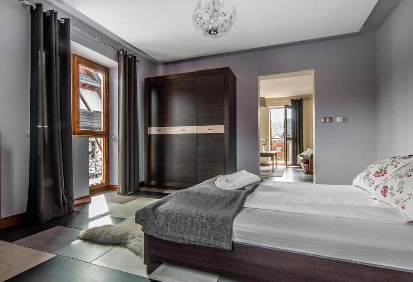 Апартаменты 1 Спальня с Балконом, Villa Magnat Spa, Jacuzzi, Sauna, Tężnia Solankowa