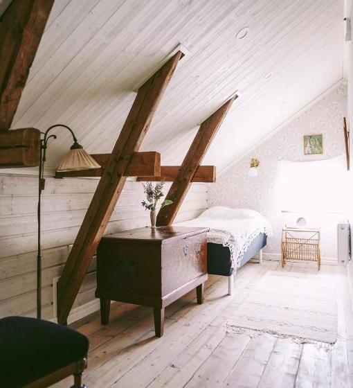 غرفة قياسية فردية حمام مشترك, Snällfäll Country Living   åkerbo Gård Charmigt Renoverad Flygel