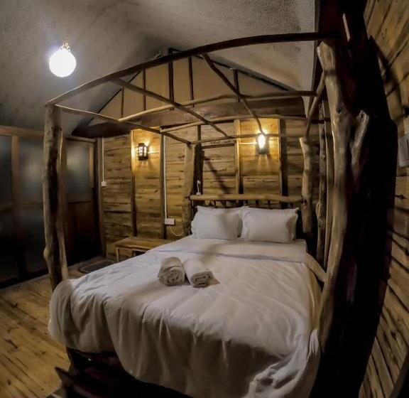 غرفة قياسية مطلة على الجبل, Lamiaceae Wood Cabin