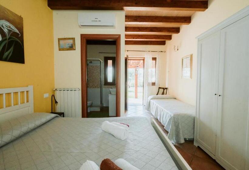 חדר סטנדרט נוף לגינה, Agriturismo La Mia Terra