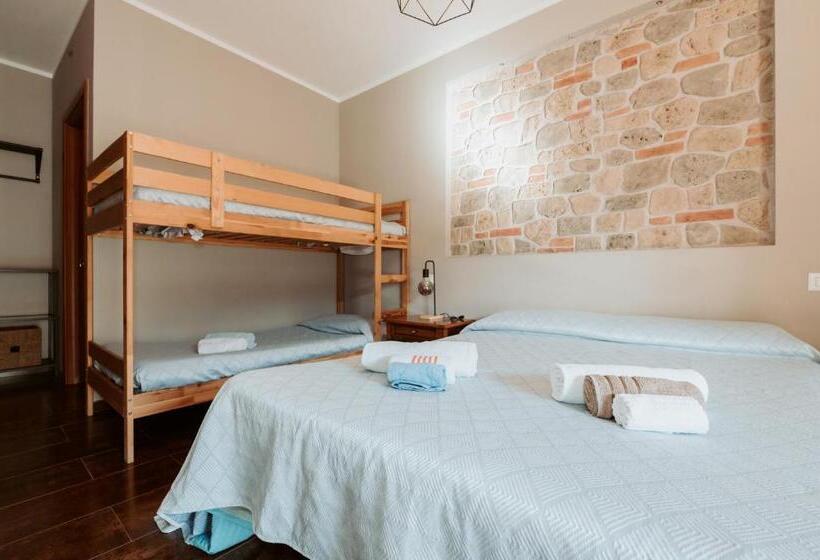 חדר סטנדרט לארבעה, Agriturismo La Mia Terra